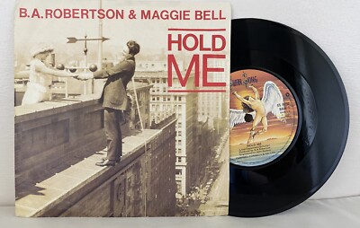 BA Robertson & Maggie Bell - Hold Me - 7'' Vinyl Single 1981 Swan Song BAM 1