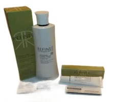 NEW Refinee Anti Age Reversing Skin Care Soothing Floral Toner & Eye Treatment
