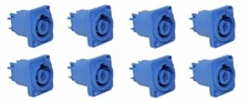(8 PACK) PROCRAFT PC-TSC040 20A Power-In Blue Panel Mnt Mates w/ POWERCON