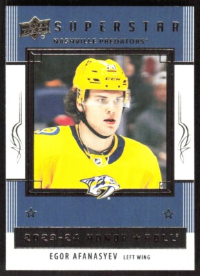 2023-24 10728C Upper Deck Honor Roll Egor Afanasyev Nashville Predators #HR66