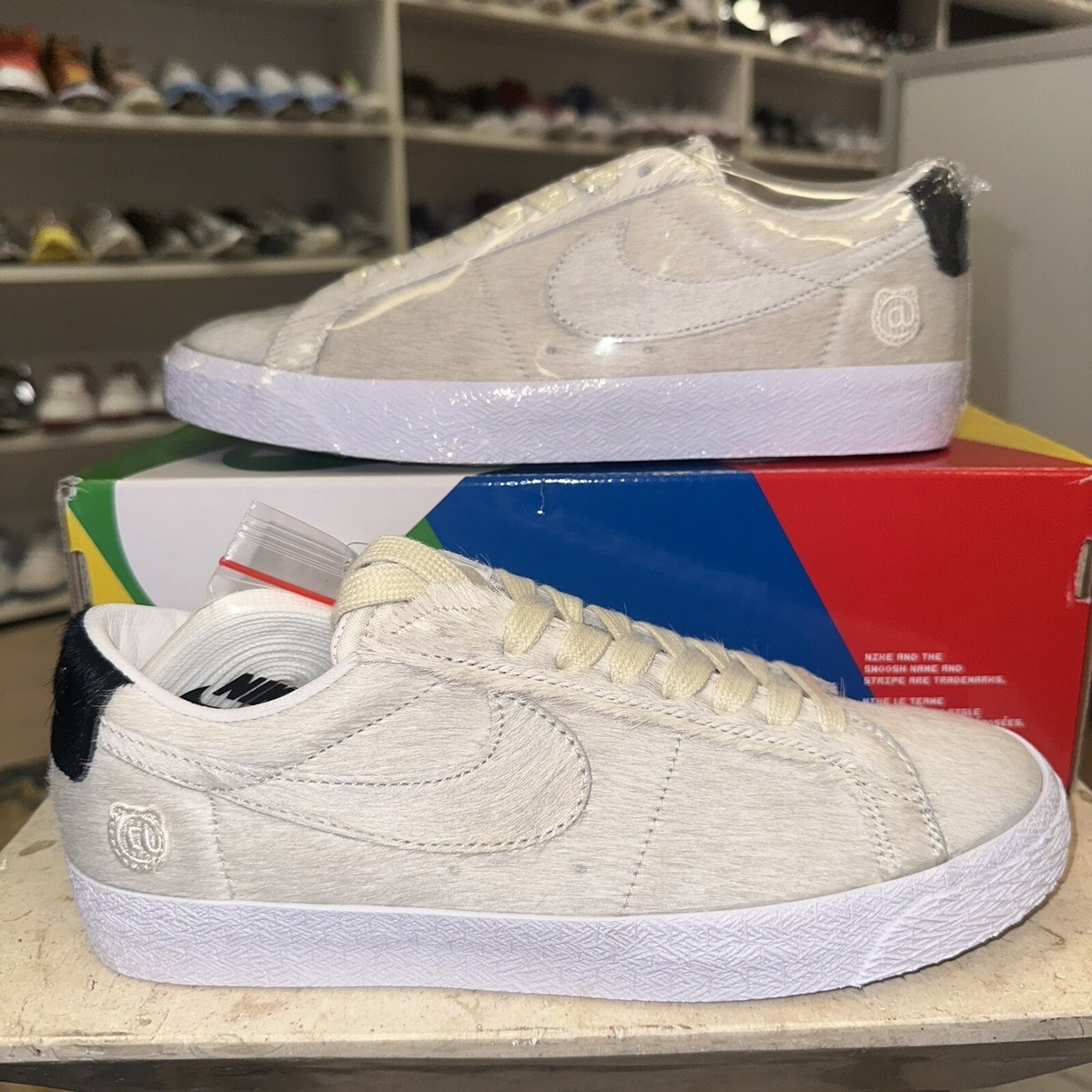 Nike SB Zoom Blazer Low x Medicom “Bearbrick” Sneakers CZ4620-200 Size