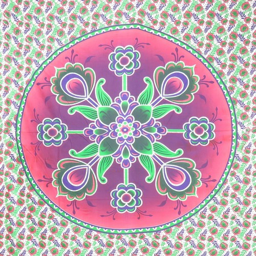 Indian Pink Floral Tapestry Wall Hanging Tapestries Dorm Decor Bedding Tapestry - 第 6/9 張圖片