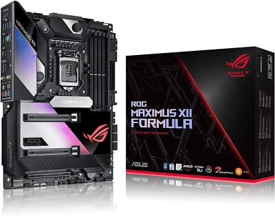 ASUS ROG Maximus XII Formula Z490 (WiFi 6) LGA 1200 (Intel 10th Gen) ATX Gaming