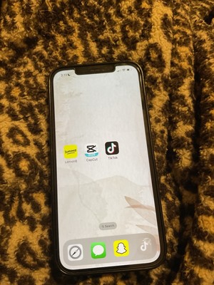 IPhone 12 Pro With TikTok , CapCut And Lemon8 