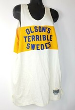Stall & Dean Olson's Terrible Swedes Throwback Basketball Jersey. NWOT. Vintage.