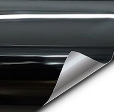 Vvivid Gloss Black Vinyl Wrap Adhesive Film Air Release 1ft X 5ft
