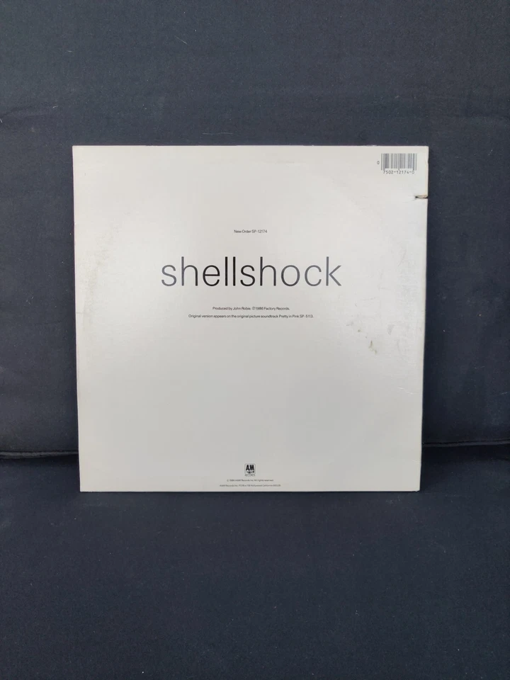 NEW ORDER Shellshock 1986 US A&M White Label PROMO 12" Dub Version JOY DIVISION - Image 4 of 4