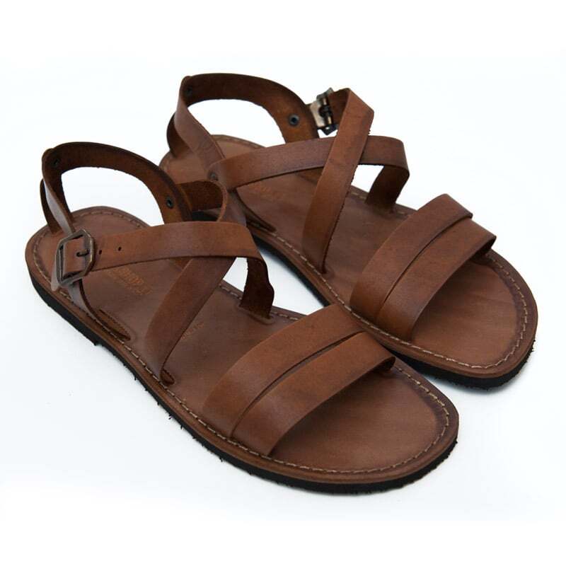 Sandalias Salentini Artesanal de Hombre Marca 100% Salento de Piel Pulidor