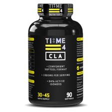 Time 4 Nutrition Time 4 CLA Ultra High Strength 1000mg x 90 Softgels Fat Burner