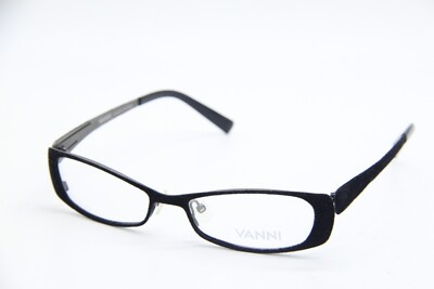 NEW VANNI V1084 C501 BLACK GRAY AUTHENTIC FRAMES EYEGLASSES 51-16