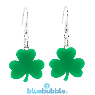bluebubble GOOD LUCK Ohrhänger St Patricks Day irischer Charm flippig Kostüm