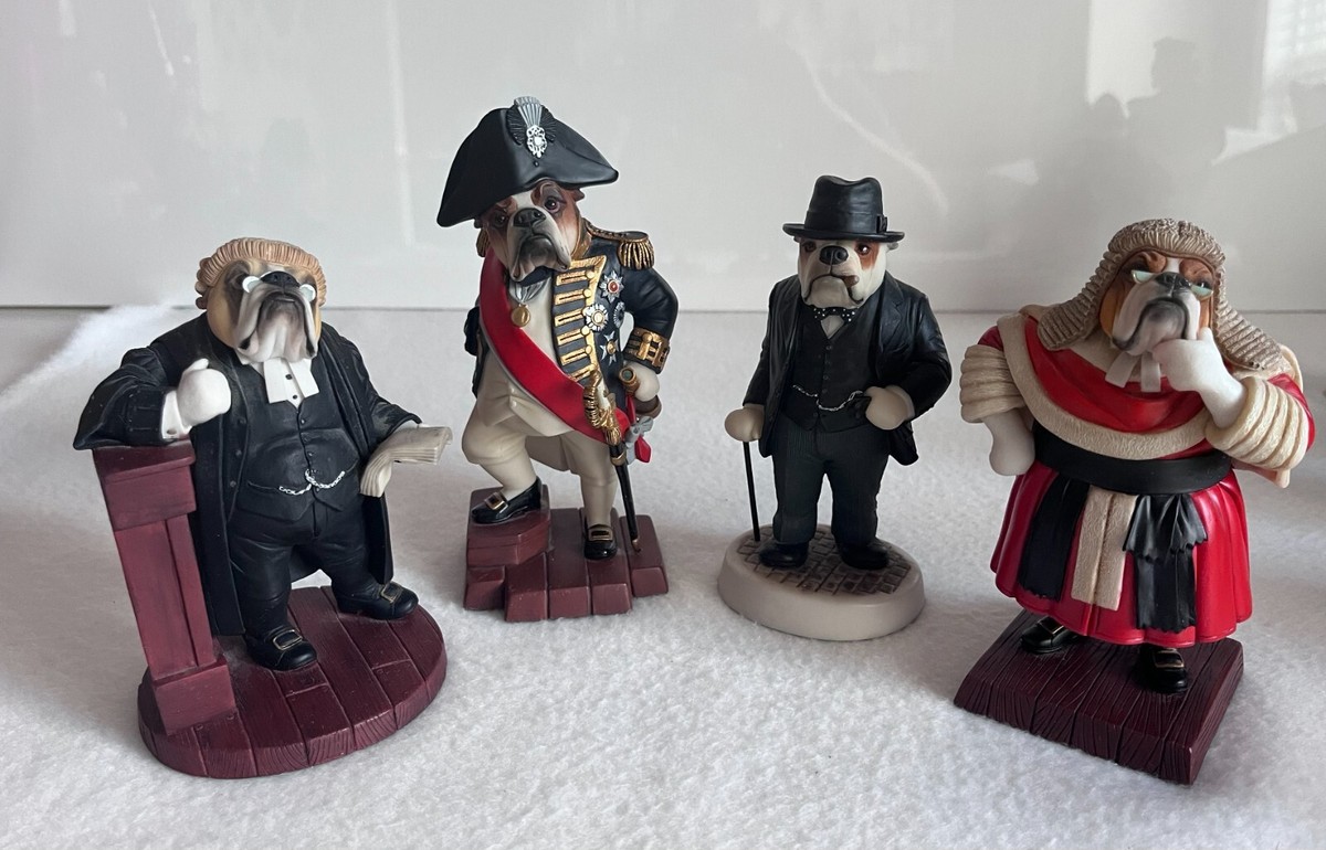 激レア‼️Robert Harrop  限定750体　ブルドッグ　イギリス紳士 British Robert Harrop Designs The Doggie People BULLDOG UK