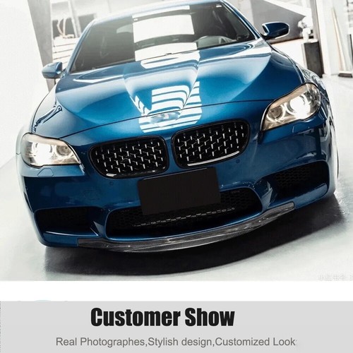 Carbon Fiber Front Bumper Lip Chin Spoiler For BMW 5 Series F10 M5 Sedan 2012-16 - Picture 11 of 12
