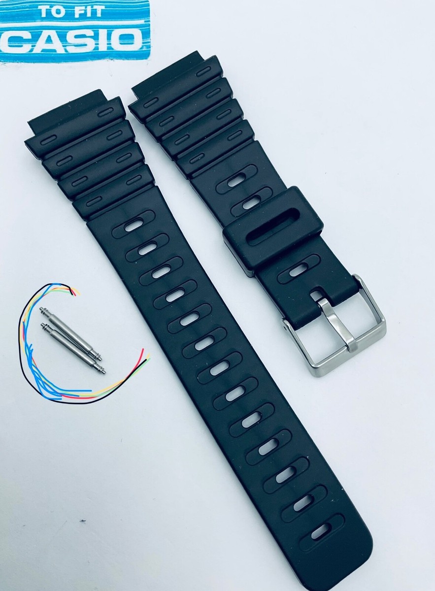 Watch Band fits Casio DW200 DW220 DW210 DW240 DW260 DW270 + 2 Pins
