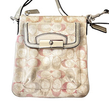 *COACH Ashley Pastel/Silver Swing Pack w/Sequ...
