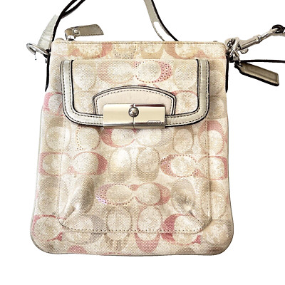 *COACH Ashley Pastel/Silver Swing Pack w/Sequins