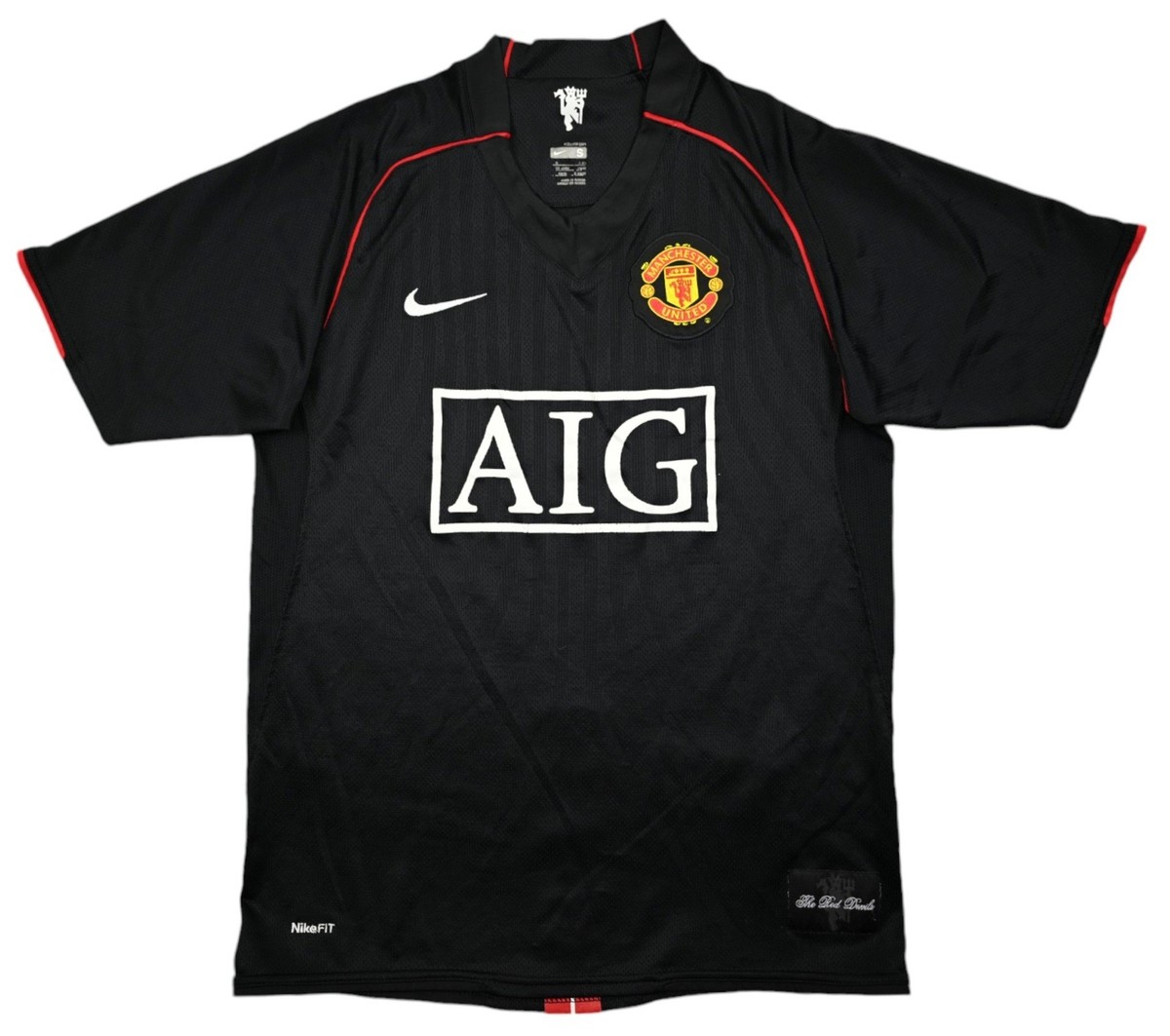Nike 2007-08 MANCHESTER UNITED SHIRT TRIKOT S | eBay