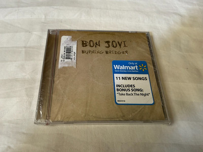 Bon Jovi Burning Bridges CD 2015 Mercury WalMart Exclusive SEALED Bonus OOP RARE