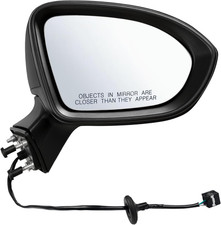 Right Passenger Side View Mirror Assembly Compatible with Chevrolet Cruze 2016-2