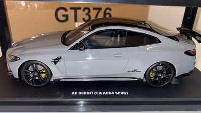 GT Spirit BMW M4 CSL (G82) Manual, by AC Schnitzer, Nardo Gray 1/18 New (GT 376)