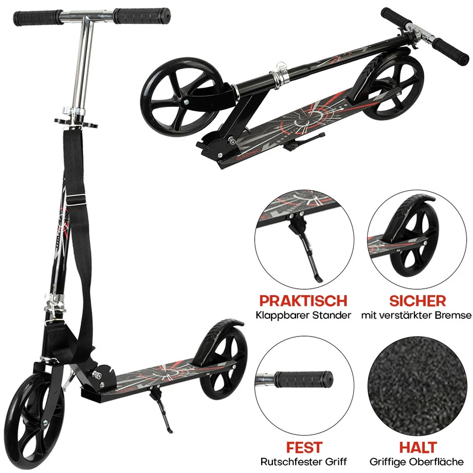 Monopattino per Bambini Cityroller Pieghevole Scooter Adulti Kickroll Monopattino - Immagine 4 di 4