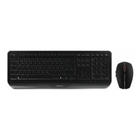 Cherry Gentix Desktop Tastatur-Maus-Set Kabellos Schwarz JD-7000DE-2 (4025112091