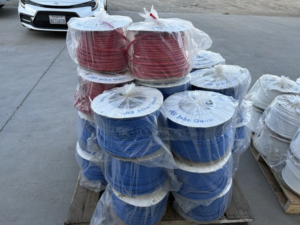 John Guest LLDPE Polyethylene Tubing GREEN - 500 ft Rolls of 1/4" OD - Image 4 of 4