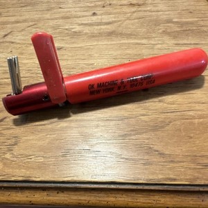 OK Machine & Tool Corp Hand Wire Stripper Tool, Red Sheath ST 100-26-875