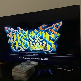 Dragons Crown - Sony PlayStation 3 PS3 Complete CIB Worn Crack On Center