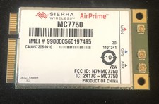 SIERRA AIRPRIME MC 7750 3G PCIE WIRELESS CARD