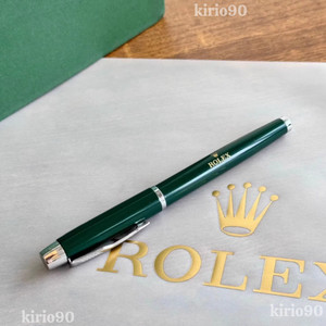 Bid ROLEX Green Gift Set Notebook Ballpoint Pen Folding Umbrella-Luxury Gift Box