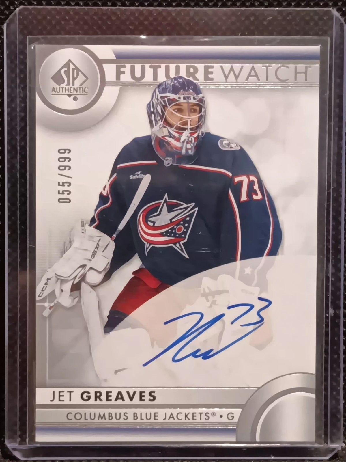 2023-24 SP AUTHENTIC FUTURE WATCH AUTOGRAPH RC #155 JET GREAVES /999 Auto Rookie