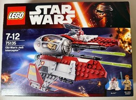LEGO STAR WARS 75135 Obi-Wan Jedi Interceptor Complete Retired Set/Revenge Sith