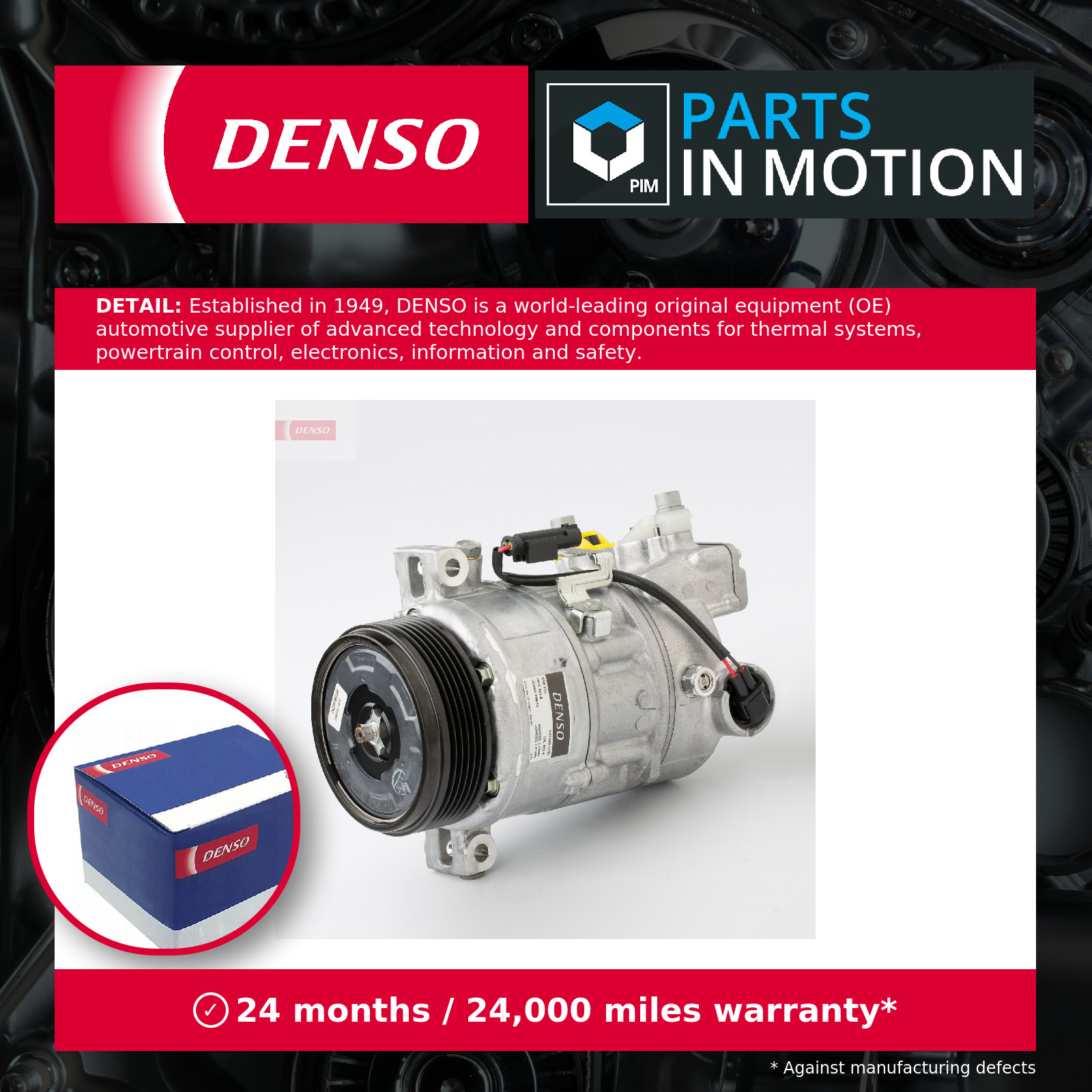 DENSO A/C Compressor - DCP05026 - Air Conditioning Part - Genuine DENSO OE Part - Image 5