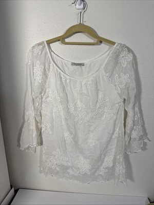 Viola Nori Tunic Pullover Women s Sm Silk With Cotton Lining P1