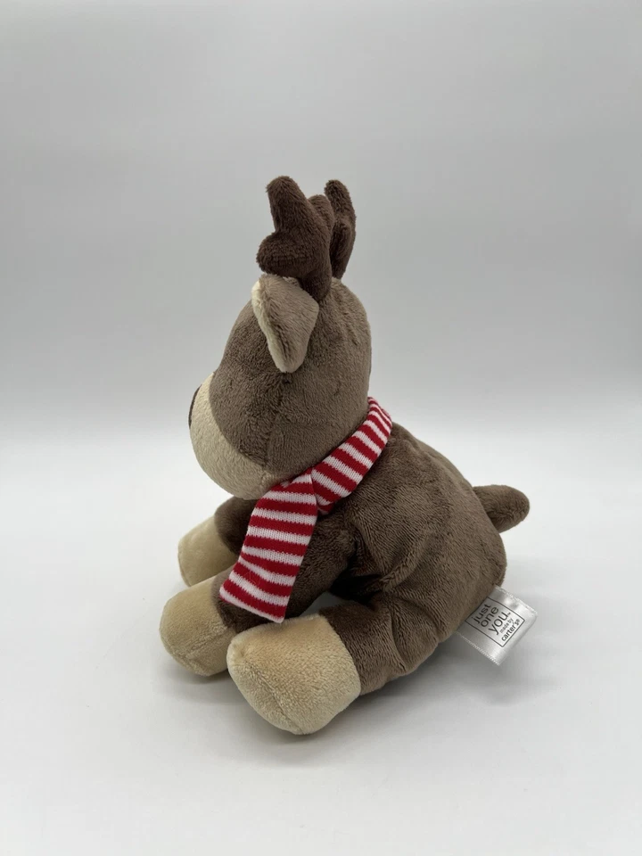 Juguete de peluche Carters Just One You Baby reno Navidad Lovey 6" Foto 3 de 4
