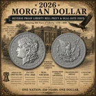 🇺🇸 2026 REVERSE PROOF MORGAN DOLLAR LIBERTY BELL PRIVY SILVER GEM MINT OGP 💎