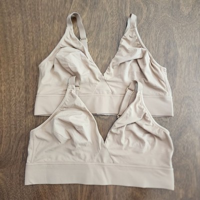 Bundle Of 2 Soma Embraceable Wireless UL Tailored Bra XXL Tan Color 