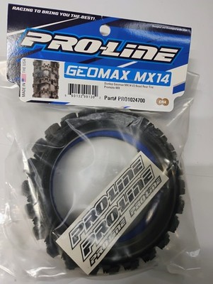 Pro-Line PRO1024700 1/4 Dunlop Geomax MX14 V2 Bead M2 Rear Tire for LOSI -MX