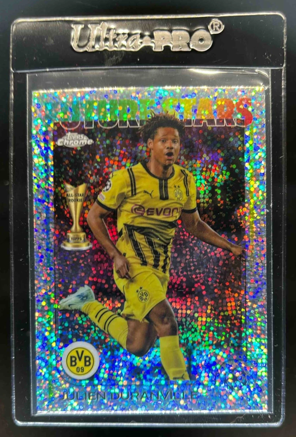 2024-25 Topps Chrome UEFA UCC Julien Duranville Speckle Refractor #166