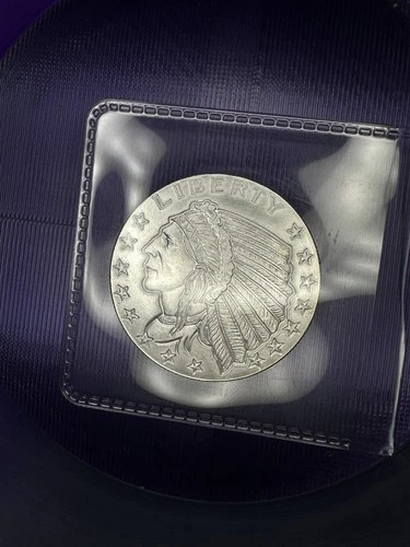 1 oz .999 Fine Silver - Golden State Mint (GSM) Incuse Indian Head
