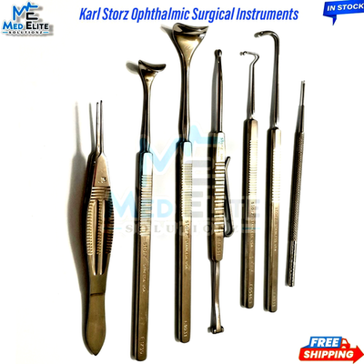#ad Set Of 7 Karl Storz Ophthalmic Surgical Instruments $146.85