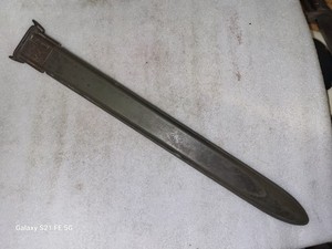 WW II USN MK1 Bayonet Scabbard for 16" Bayonets #1