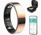 Smart Ring Health Tracker Rose Gold 13, Bluetooth Connection Health Ring IP68 