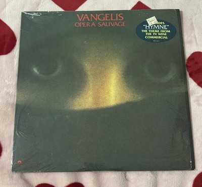 Vangelis - Opera Sauvage LP Polydor US Hymne Jon Anderson hype sticker