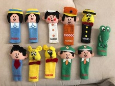 11x Haribo Fingerpuppe Puppe Kinder Spielzeug Vintage Retro Sammler Ü-Ei 