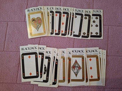 TABAKEINSÄTZE - BLACK JACK 2 TEILIGE SETS 90x47mm (23) & 80x47mm (14) GD