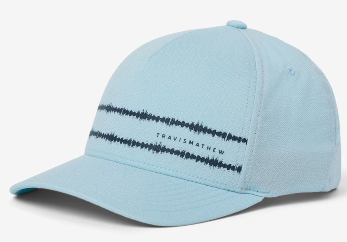 Travis Mathew Golf Men's Call Ahead Snapback Hat Cap - Cory Blue