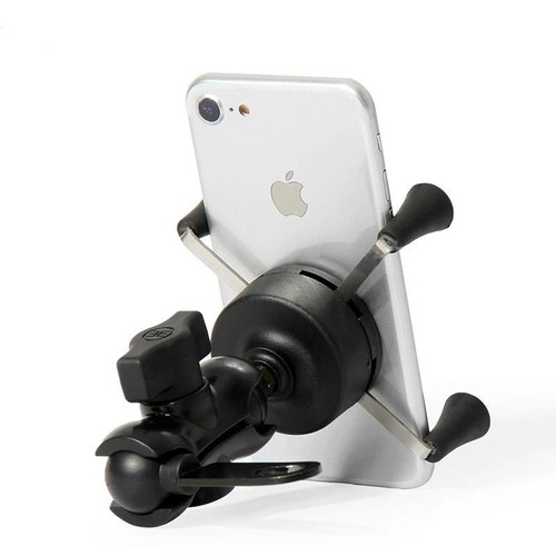 Support de rail de guidon de vélo Ram support X-Grip téléphone portable noir - Photo 11 sur 12