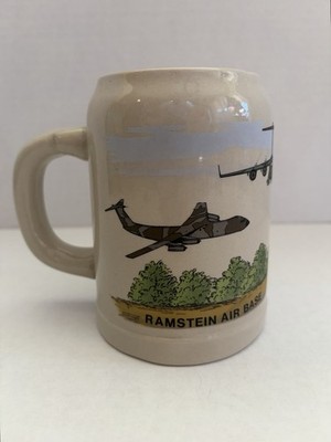 Ramstein Air Base Gerz Germany Beer Stein (w/ crazing, decorative use only)